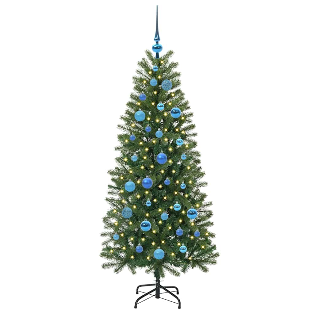 vidaXL Artificial Christmas Tree Green 150 cm PE and PVC - 50952