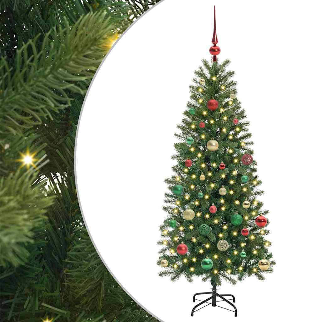 vidaXL Artificial Christmas Tree Green 150 cm PE and PVC - 50953