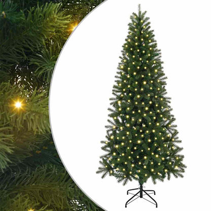 vidaXL Artificial Christmas Tree Green 180 cm PE and PVC