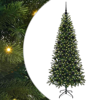 vidaXL Artificial Christmas Tree Green 180 cm PE and PVC - 50983