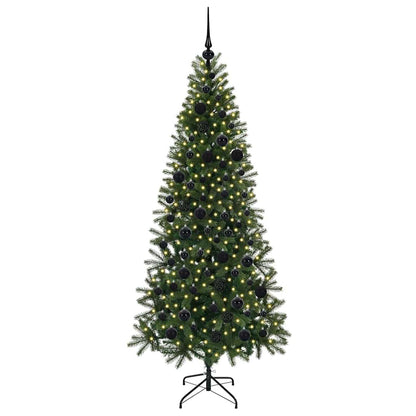 vidaXL Artificial Christmas Tree Green 180 cm PE and PVC - 50983