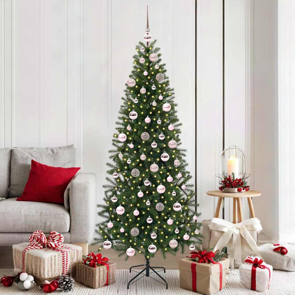 vidaXL Artificial Christmas Tree Green 180 cm PE and PVC - 50984