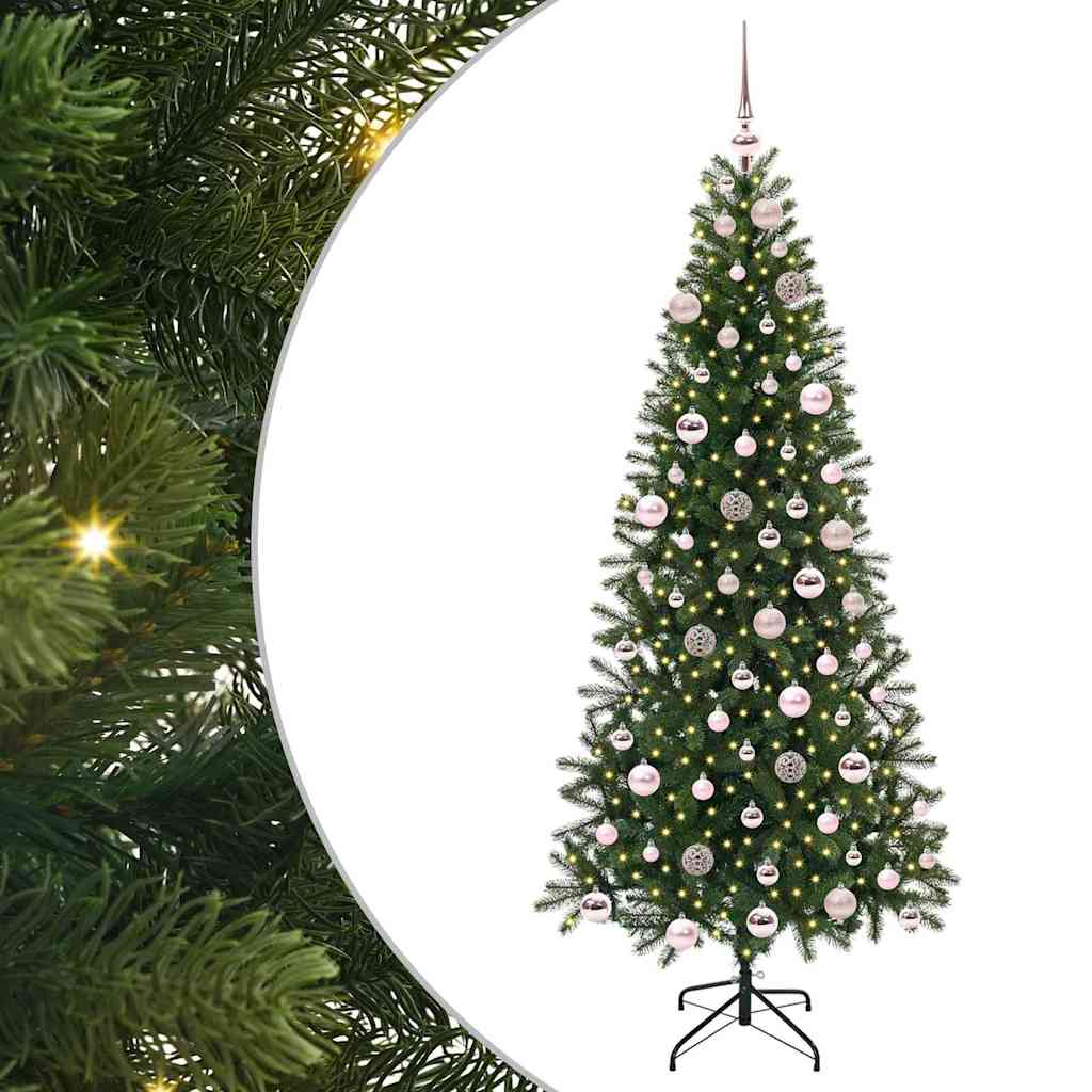 vidaXL Artificial Christmas Tree Green 180 cm PE and PVC - 50984
