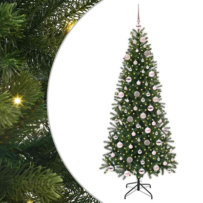vidaXL Artificial Christmas Tree Green 180 cm PE and PVC - 50984