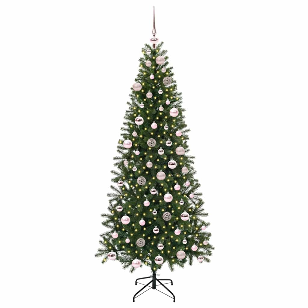 vidaXL Artificial Christmas Tree Green 180 cm PE and PVC - 50984