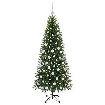 vidaXL Artificial Christmas Tree Green 180 cm PE and PVC - 50995