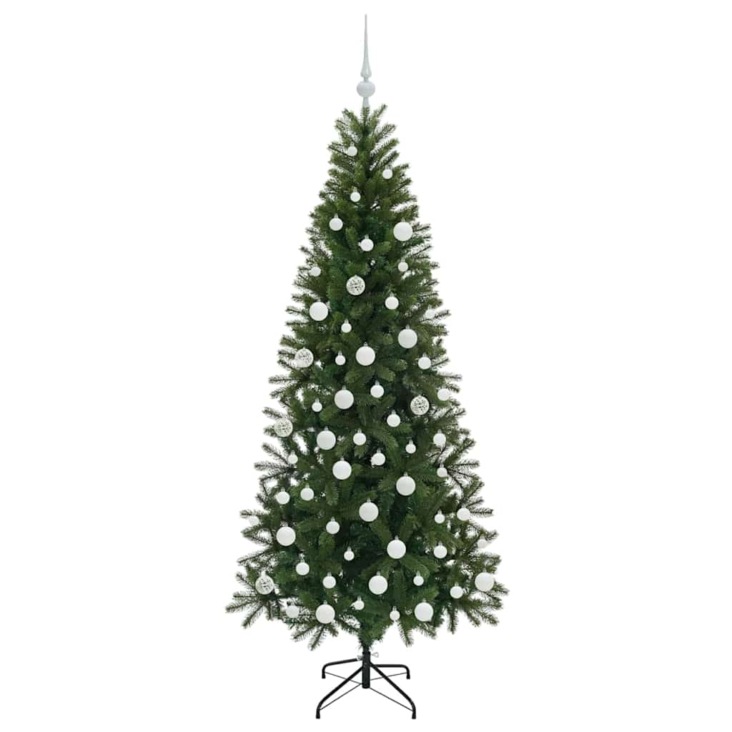 vidaXL Artificial Christmas Tree Green 180 cm PE and PVC - 50995