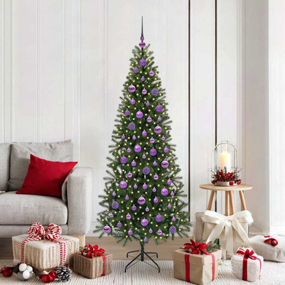 vidaXL Artificial Christmas Tree Green 180 cm PE and PVC - 50996