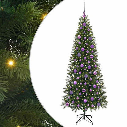 vidaXL Artificial Christmas Tree Green 180 cm PE and PVC - 50996
