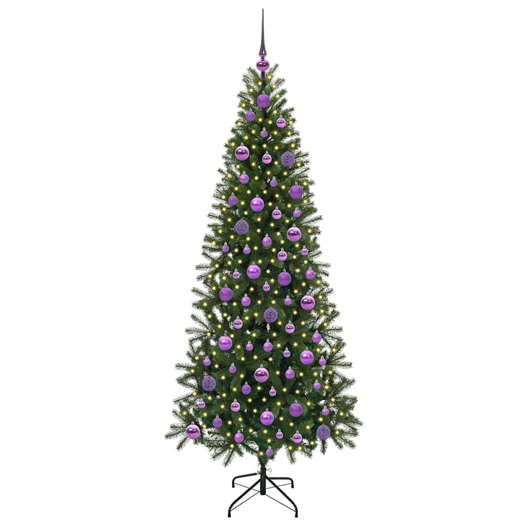 vidaXL Artificial Christmas Tree Green 180 cm PE and PVC - 50996