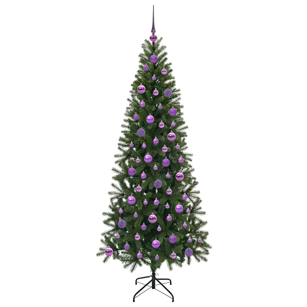 vidaXL Artificial Christmas Tree Green 180 cm PE and PVC - 50996