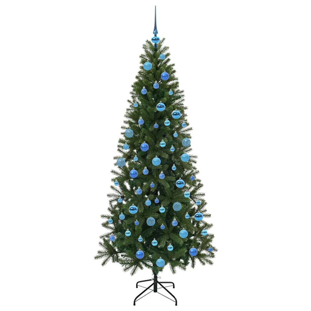 vidaXL Artificial Christmas Tree Green 180 cm PE and PVC - 50997