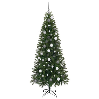 vidaXL Artificial Christmas Tree Green 210 cm PE and PVC - 51025