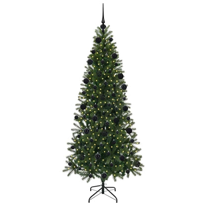 vidaXL Artificial Christmas Tree Green 210 cm PE and PVC - 51026