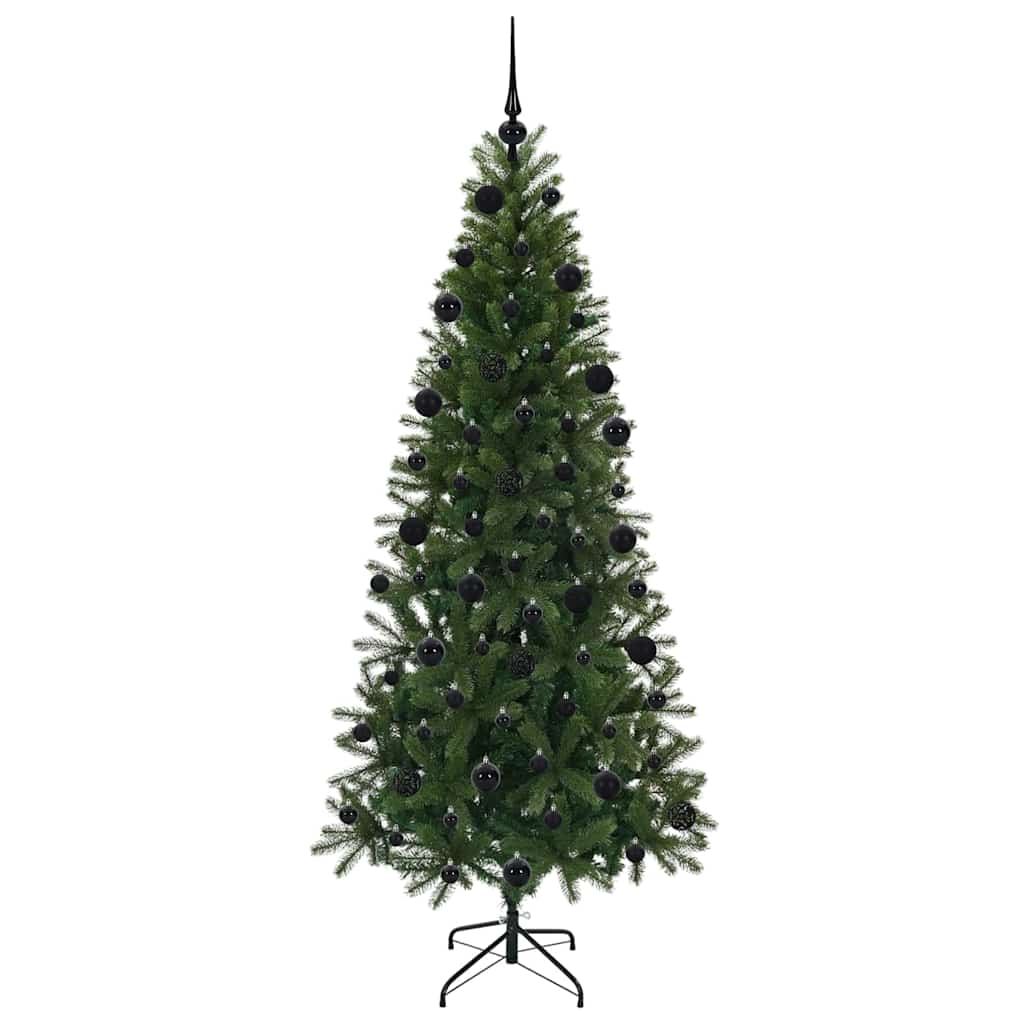 vidaXL Artificial Christmas Tree Green 210 cm PE and PVC - 51026