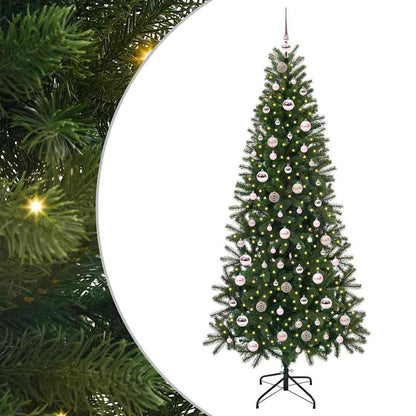 vidaXL Artificial Christmas Tree Green 210 cm PE and PVC - 51039