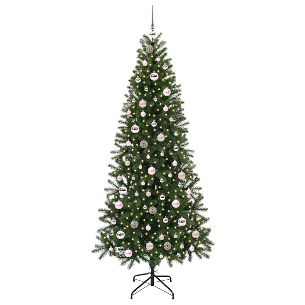 vidaXL Artificial Christmas Tree Green 210 cm PE and PVC - 51039