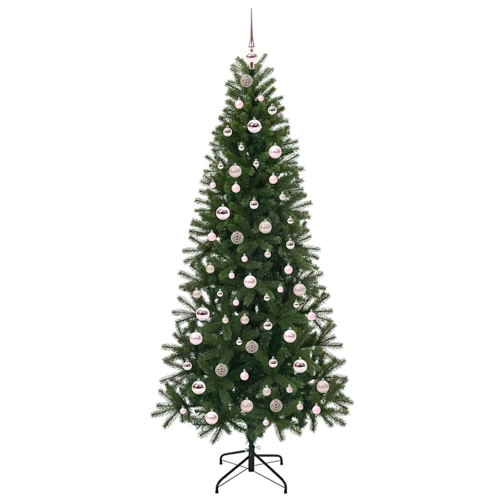 vidaXL Artificial Christmas Tree Green 210 cm PE and PVC - 51039