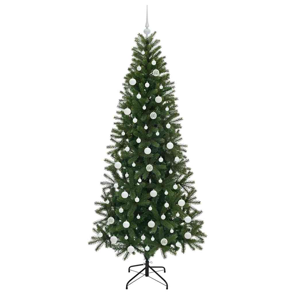 vidaXL Artificial Christmas Tree Green 210 cm PE and PVC - 51052