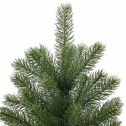 vidaXL Artificial Christmas Tree Green 210 cm PE and PVC - 51056