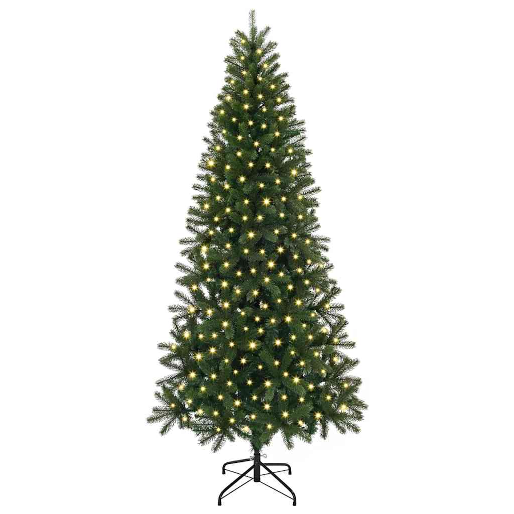 vidaXL Artificial Christmas Tree Green 240 cm PE and PVC