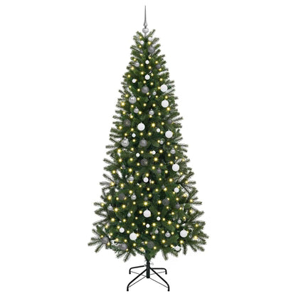 vidaXL Artificial Christmas Tree Green 240 cm PE and PVC - 51071
