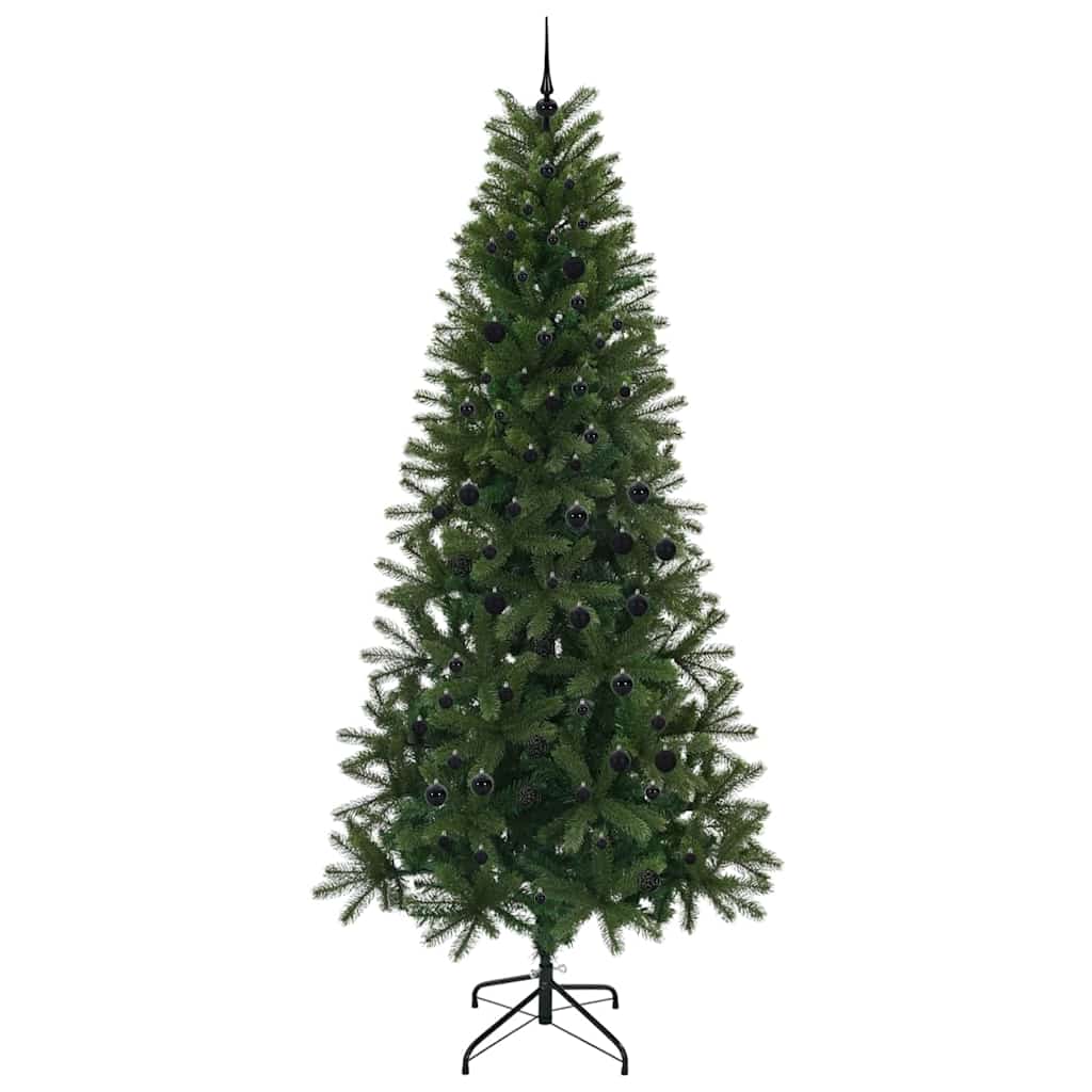vidaXL Artificial Christmas Tree Green 240 cm PE and PVC - 51075