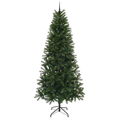 vidaXL Artificial Christmas Tree Green 240 cm PE and PVC - 51075