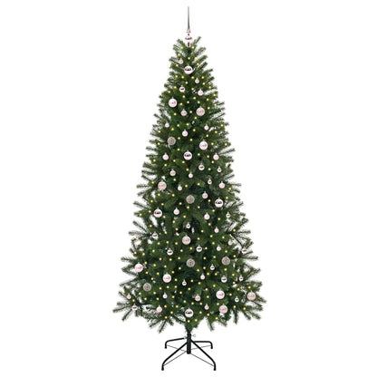 vidaXL Artificial Christmas Tree Green 240 cm PE and PVC - 51076