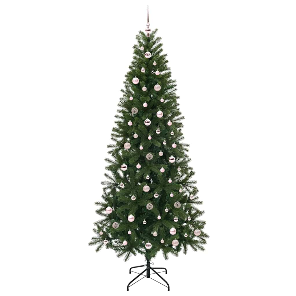 vidaXL Artificial Christmas Tree Green 240 cm PE and PVC - 51076