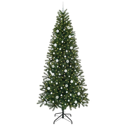 vidaXL Artificial Christmas Tree Green 240 cm PE and PVC - 51083