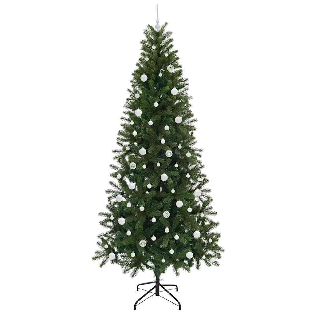 vidaXL Artificial Christmas Tree Green 240 cm PE and PVC - 51083