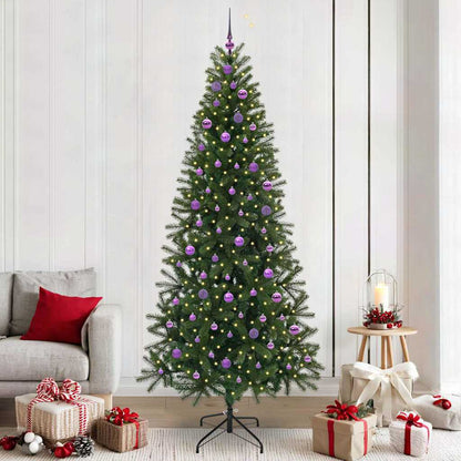 vidaXL Artificial Christmas Tree Green 240 cm PE and PVC - 51094