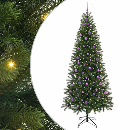 vidaXL Artificial Christmas Tree Green 240 cm PE and PVC - 51094