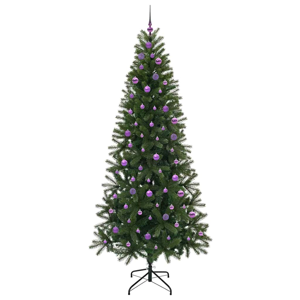vidaXL Artificial Christmas Tree Green 240 cm PE and PVC - 51094
