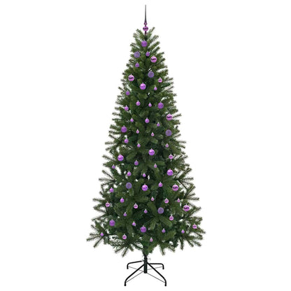 vidaXL Artificial Christmas Tree Green 240 cm PE and PVC - 51094