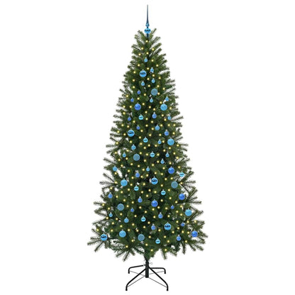 vidaXL Artificial Christmas Tree Green 240 cm PE and PVC - 51101