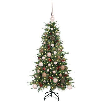 vidaXL Artificial Hinged Christmas Tree Green 120 cm PE and PVC - 51106