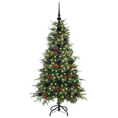 vidaXL Artificial Hinged Christmas Tree Green 120 cm PE and PVC - 51108