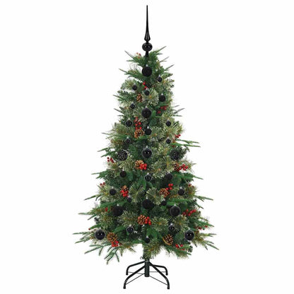vidaXL Artificial Hinged Christmas Tree Green 120 cm PE and PVC - 51108