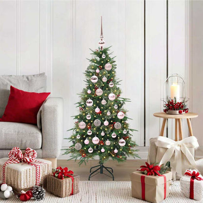 vidaXL Artificial Hinged Christmas Tree Green 120 cm PE and PVC - 51115