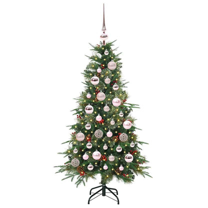 vidaXL Artificial Hinged Christmas Tree Green 120 cm PE and PVC - 51115