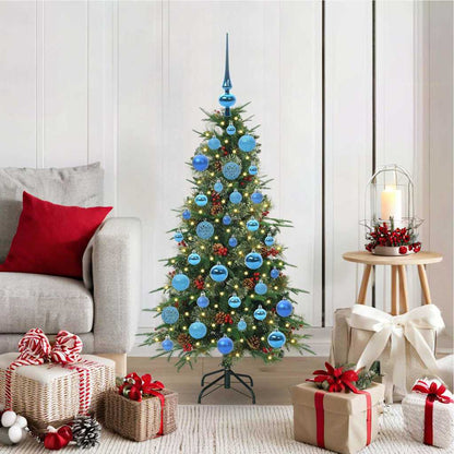 vidaXL Artificial Hinged Christmas Tree Green 120 cm PE and PVC - 51136