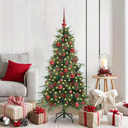 vidaXL Artificial Hinged Christmas Tree Green 150 cm PE and PVC - 51146