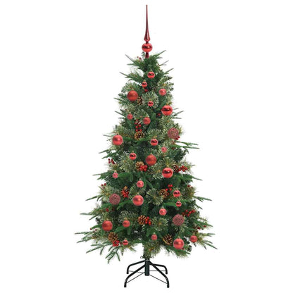 vidaXL Artificial Hinged Christmas Tree Green 150 cm PE and PVC - 51146