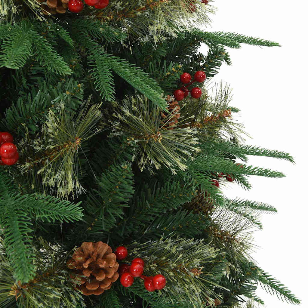 vidaXL Artificial Hinged Christmas Tree Green 150 cm PE and PVC - 51164