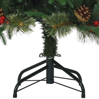 vidaXL Artificial Hinged Christmas Tree Green 150 cm PE and PVC - 51171