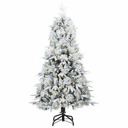 vidaXL Artificial Hinged Christmas Tree Green 120 cm PE and PVC - 51346