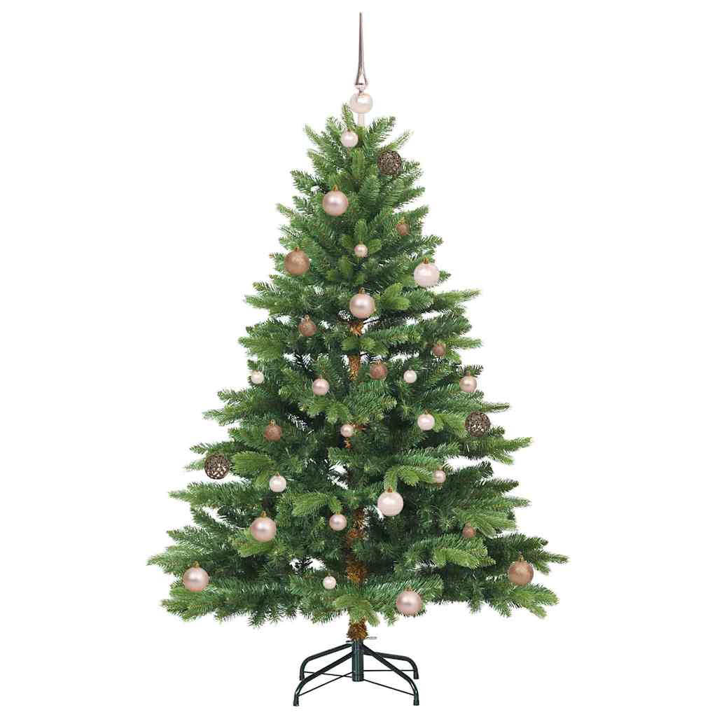 vidaXL Artificial Christmas Tree with 150 LEDs Green 150 cm PE and PVC - 51578