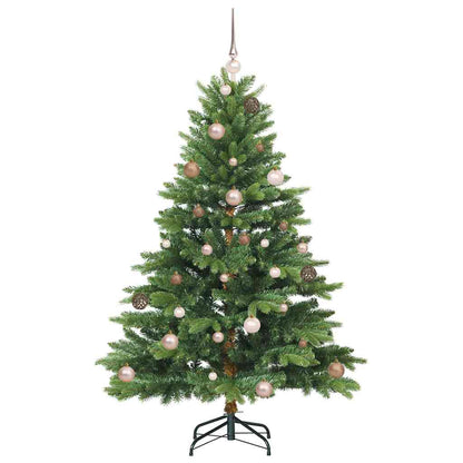 vidaXL Artificial Christmas Tree with 150 LEDs Green 150 cm PE and PVC - 51578